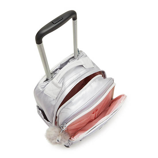 Sacs À Dos Kipling Gaze Large Metallic Rolling Beige | FR 1400WN